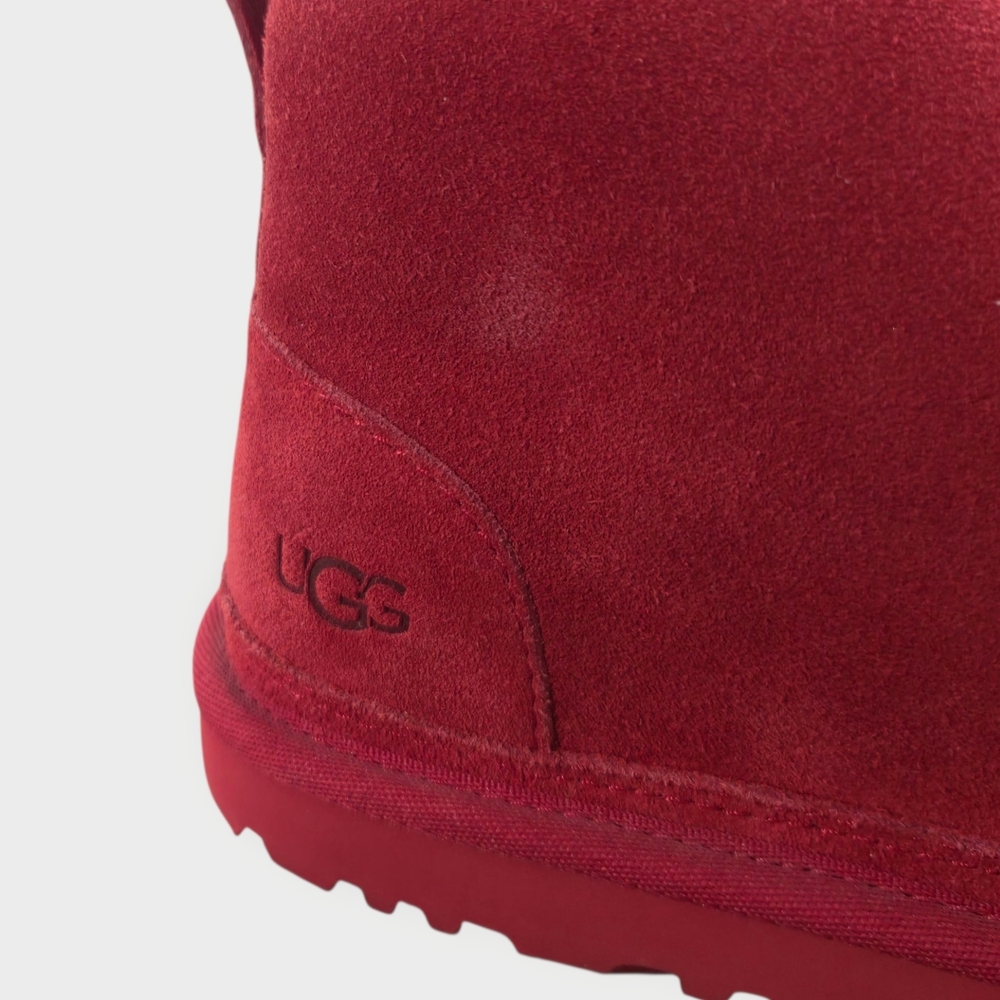 UGG Neumel Women Red Chukka Ankle Boots Size 9 EU 40 Mens 7 New With Defects - Picture 10 of 12